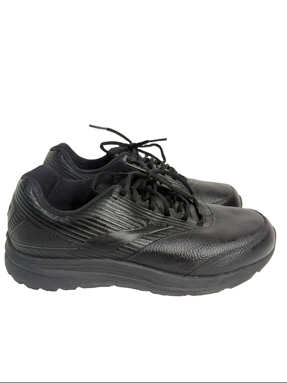 Brooks Addiction Walker 2 Shoes Mens 13 4E Extra Wide 1103182E072 Black Leather